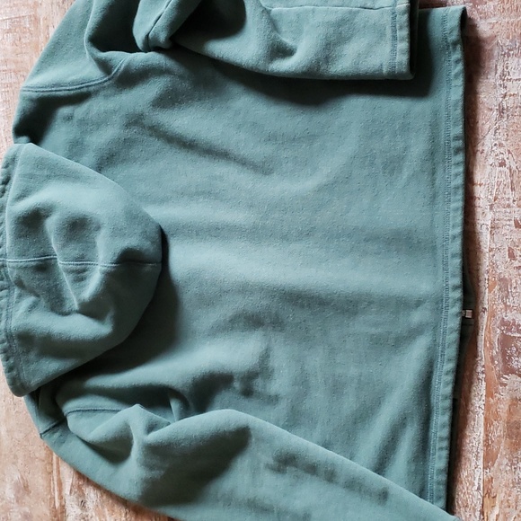 ESSENTIAL ELEMENTS Green Full Zip Hoodie Parachute Cord Drawstring SZ. M  NWOT - Picture 8 of 10